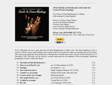 Tablet Screenshot of christmas.stbartholomews.ie